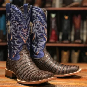 Tanner Mark Boots Men's Embossed Caiman Belly