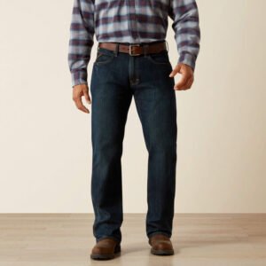 Ariat Men's Jeans Rebar M5 Straight DuraStretch Edge Stackable Straight Leg Jean