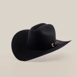 Larry Mahan 10X  Jerarca Black Felt Hat
